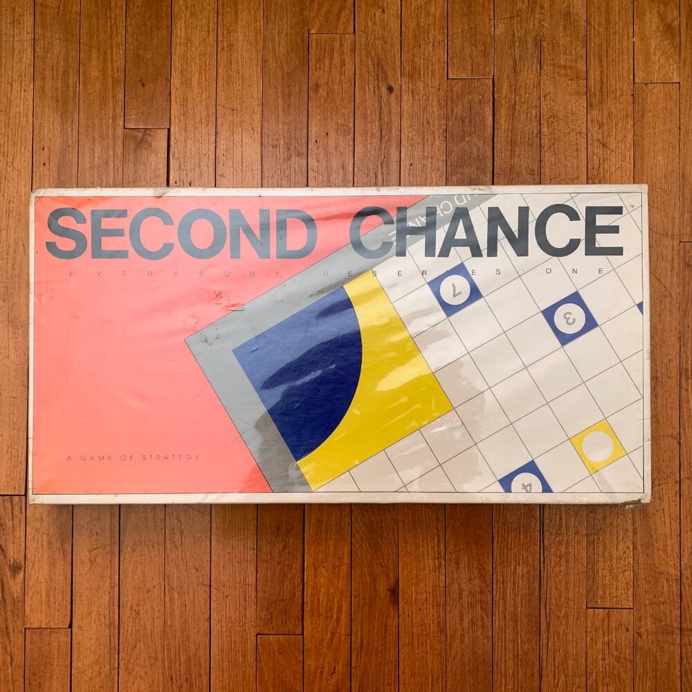 Second Chance New Sealed Everybody Deserves One Board Game New Sealed